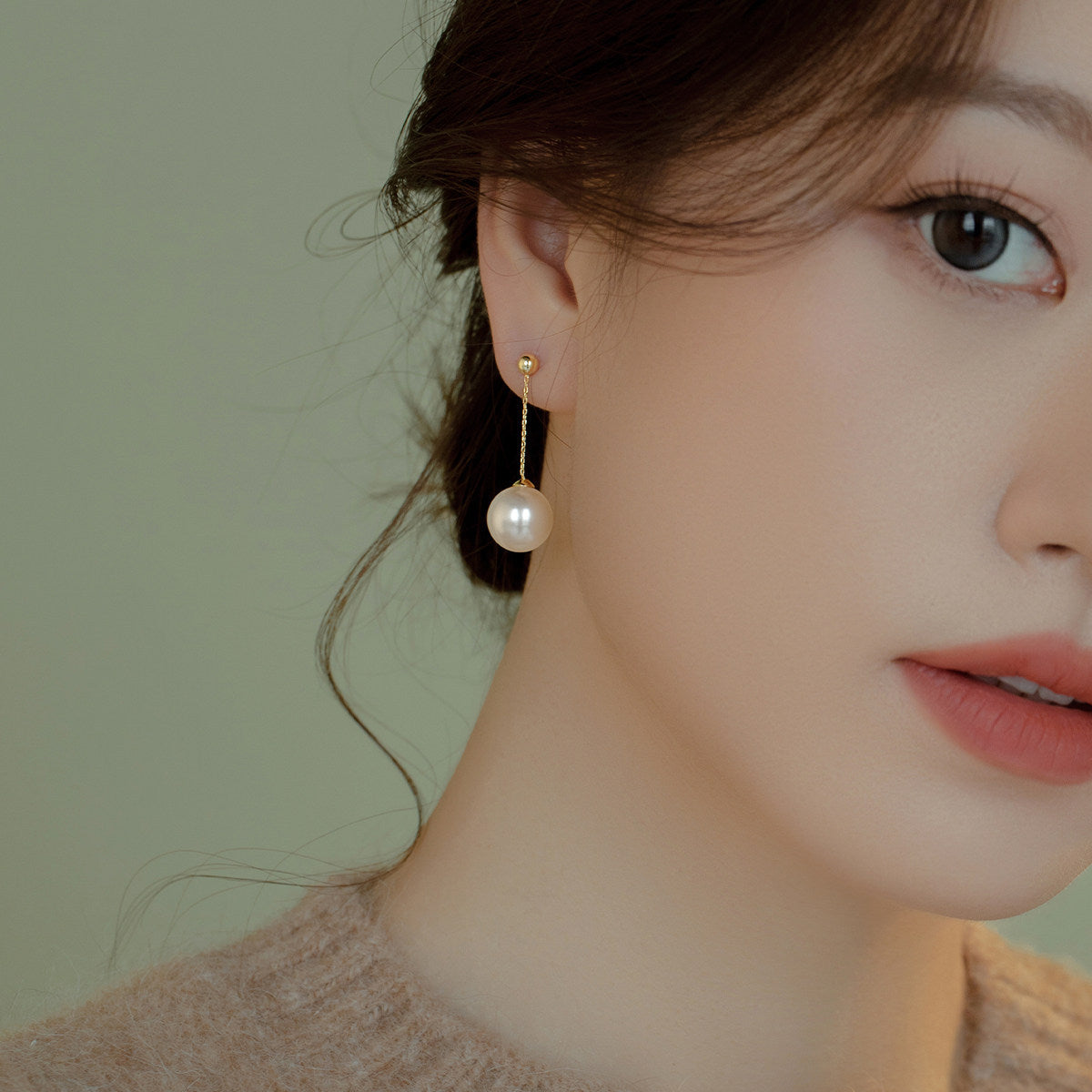 Light Luxury Long Fringed Pearl High-grade Graceful Earrings