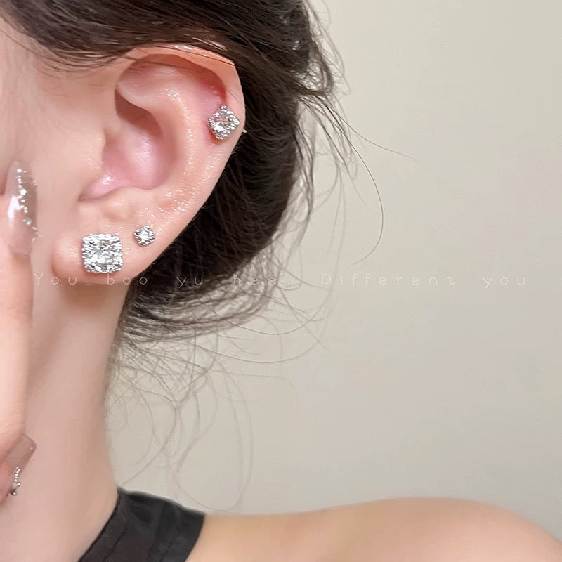 Women's Luxury High-grade Sterling Sier Needle Ear Rings