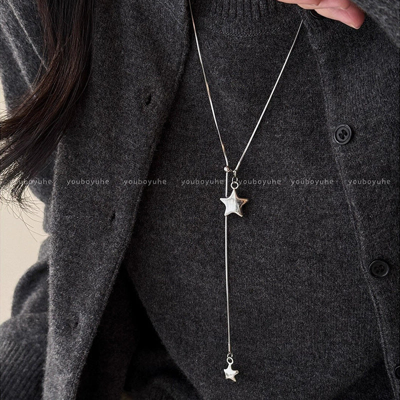 Women's High-grade Butterfly Pearl Style Niche Clavicle Chain Light Luxury Necklaces
