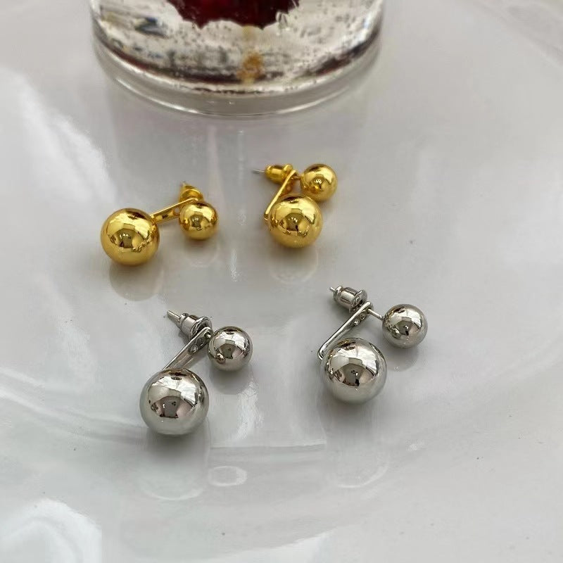 Beads Two With Niche Design Female Earrings