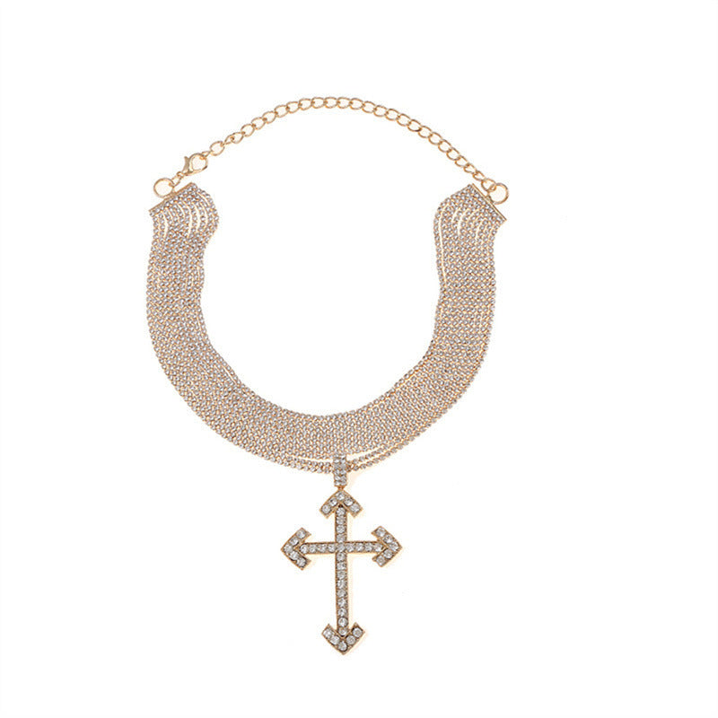 Women's Rhinestone Light Luxury High-grade Temperament Clavicle Necklace
