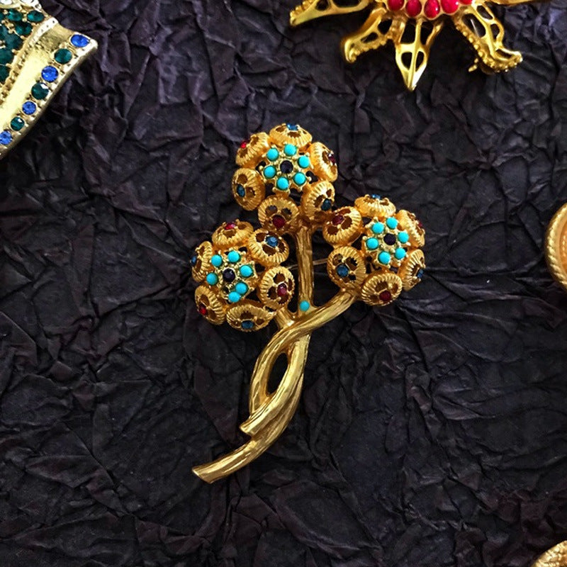 Women's & Men's Style Design Gemstone Brooch Party Dress Jewelry Accessories