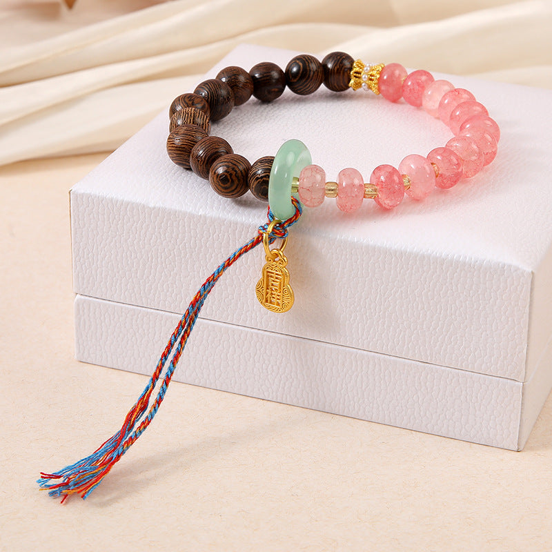 Graceful Crystal Super Moonstone Couple Girlfriends Bracelet