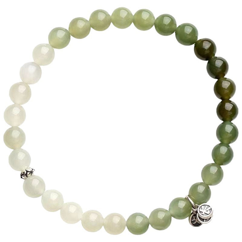 Jade Gradient Blue White Lake Green Bracelets