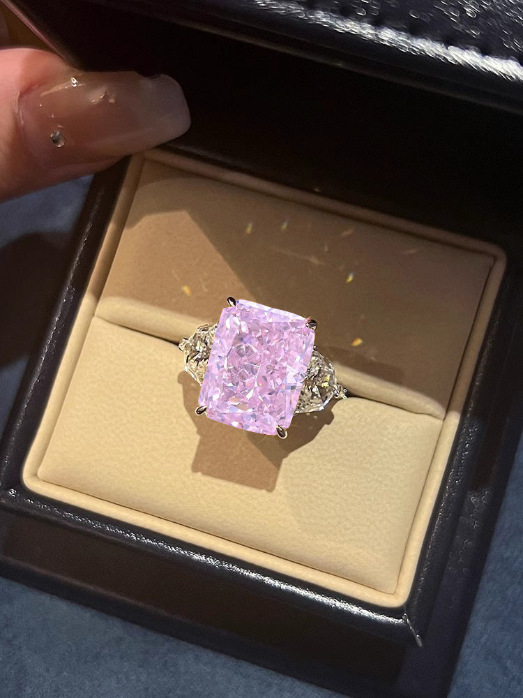 Luxury Perfume Bottle Inlaid With Radient Colored Jewelry Set