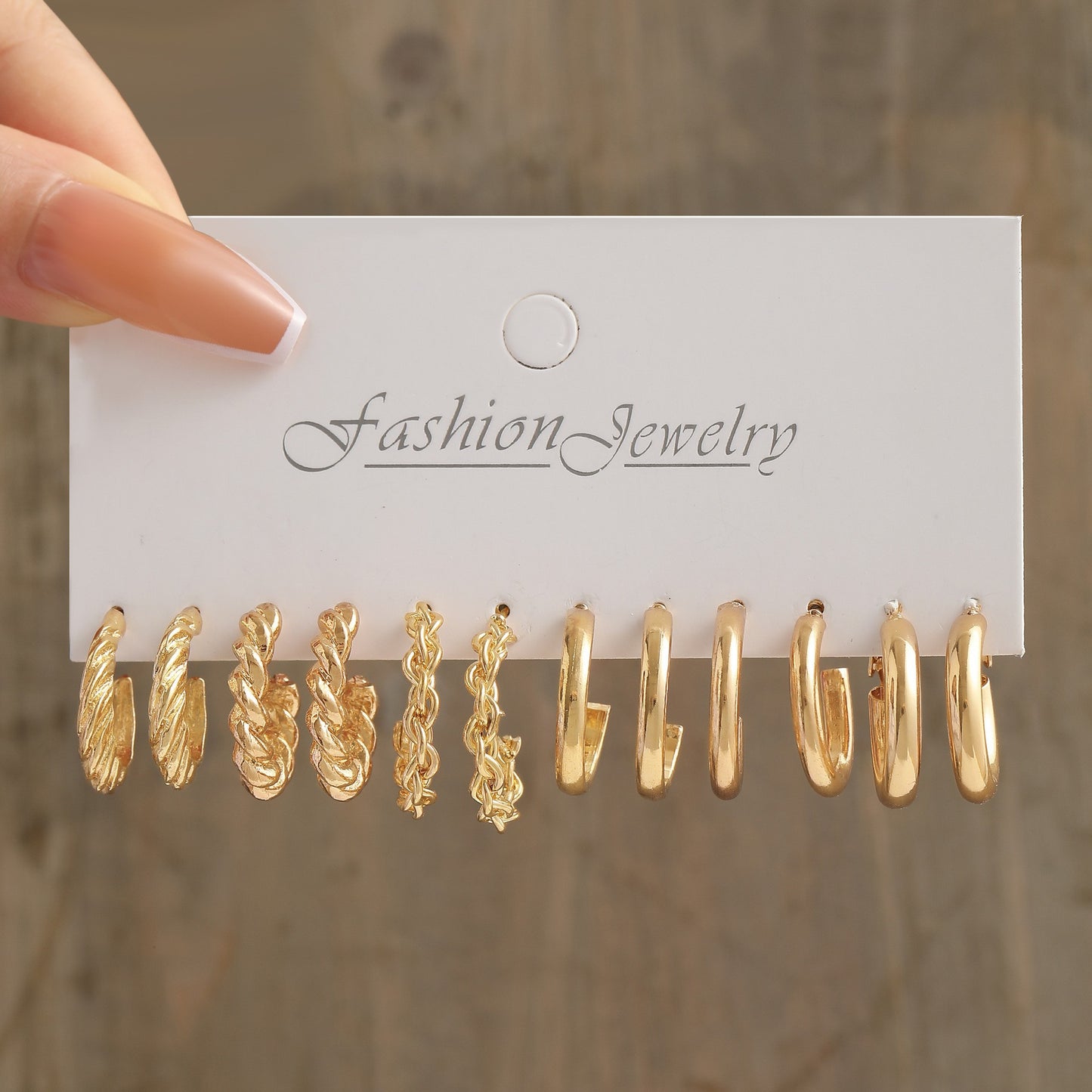Women's Geometric Type Alloy Pearl Suit Pairs Fashionable Rings