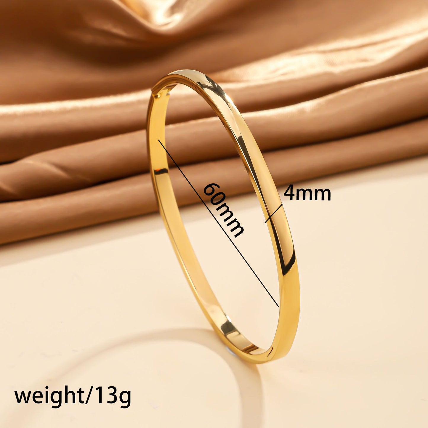 Titanium Steel Stainless Real Gold Furnace Bracelets