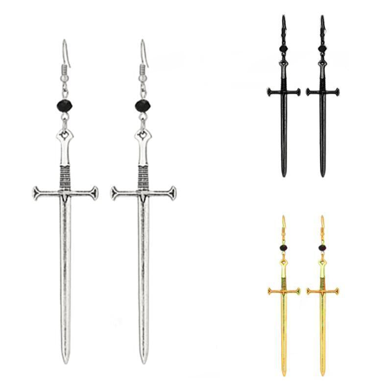 Classy Sword Sier Classic Fashion Novel Earrings