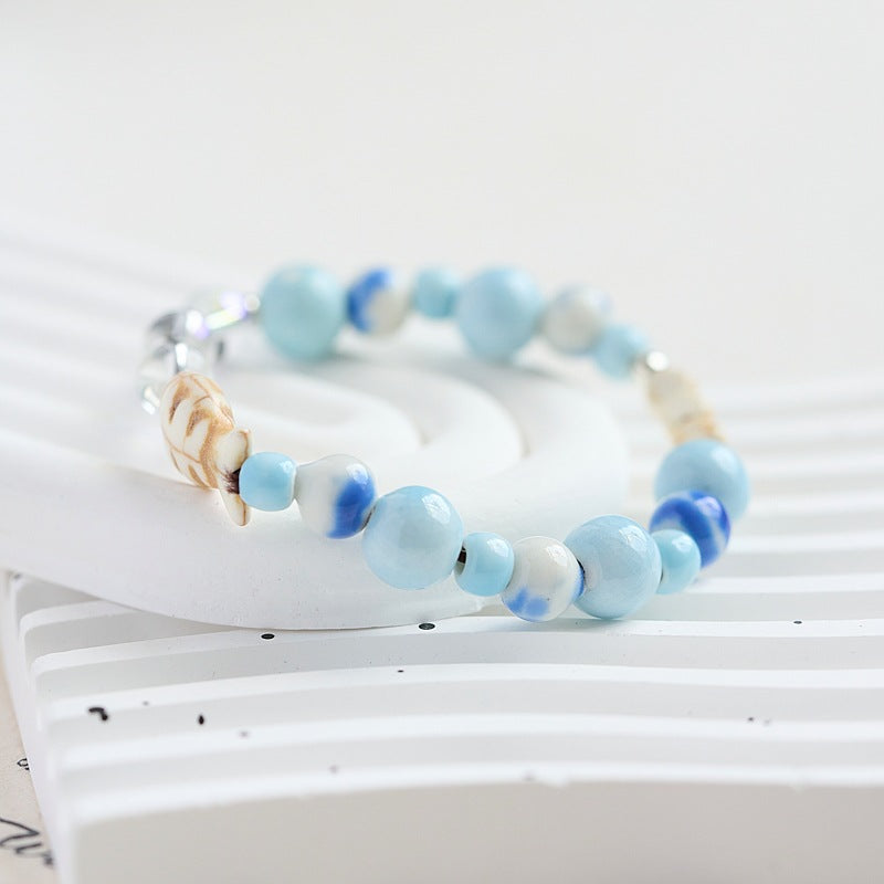 Ceramic Color Porcelain Rose Beads Jewelry Bracelets