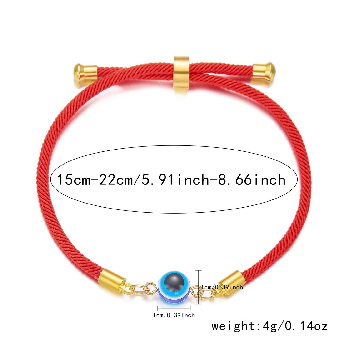 Blue Eyes Wild Devil's Eye Carrying Strap Hand-woven Bracelet