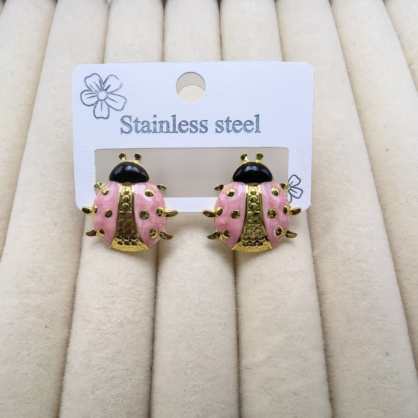 Fashionable Stainless Steel Special Female Insect Rings