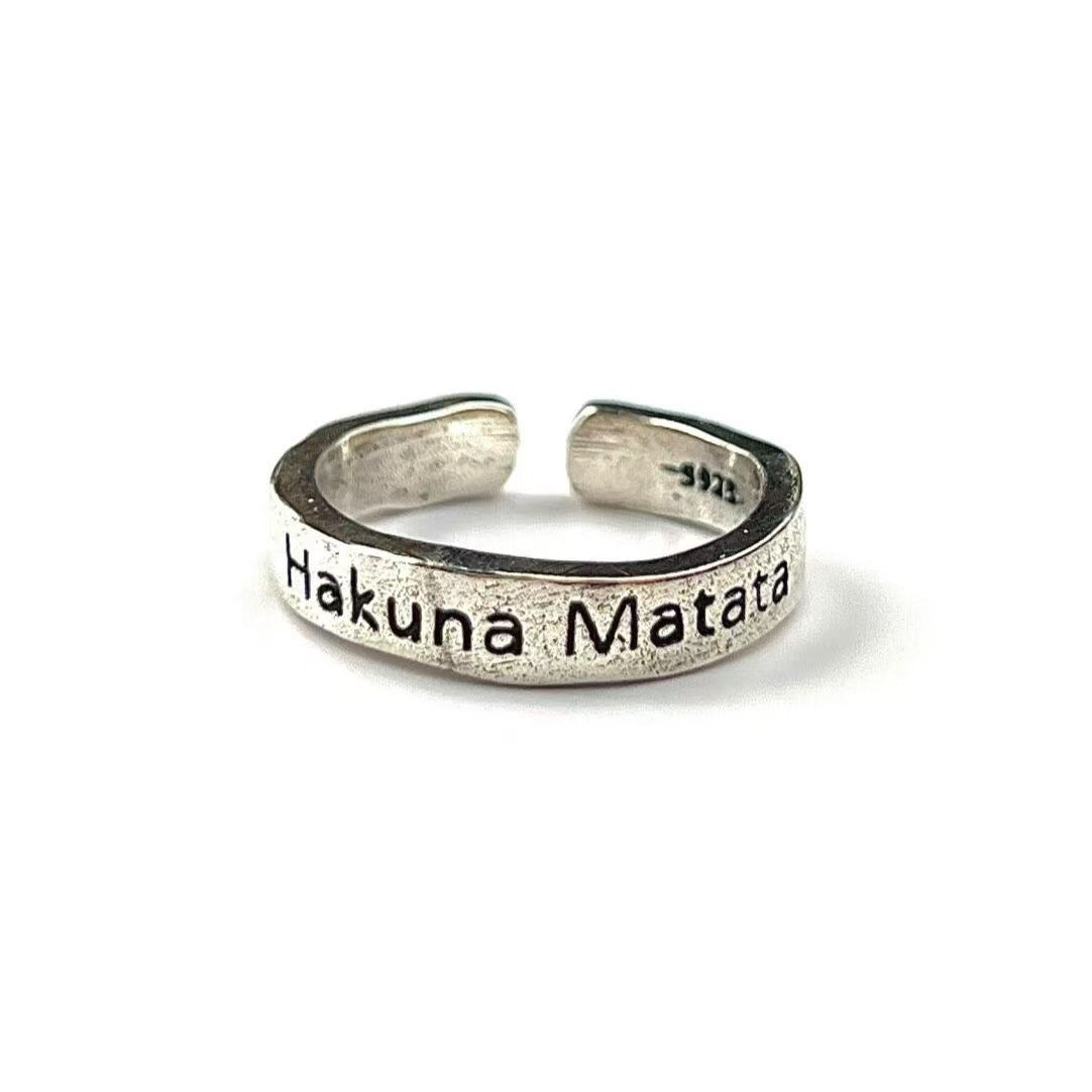 Charming Long Live Life Free Couple Rings