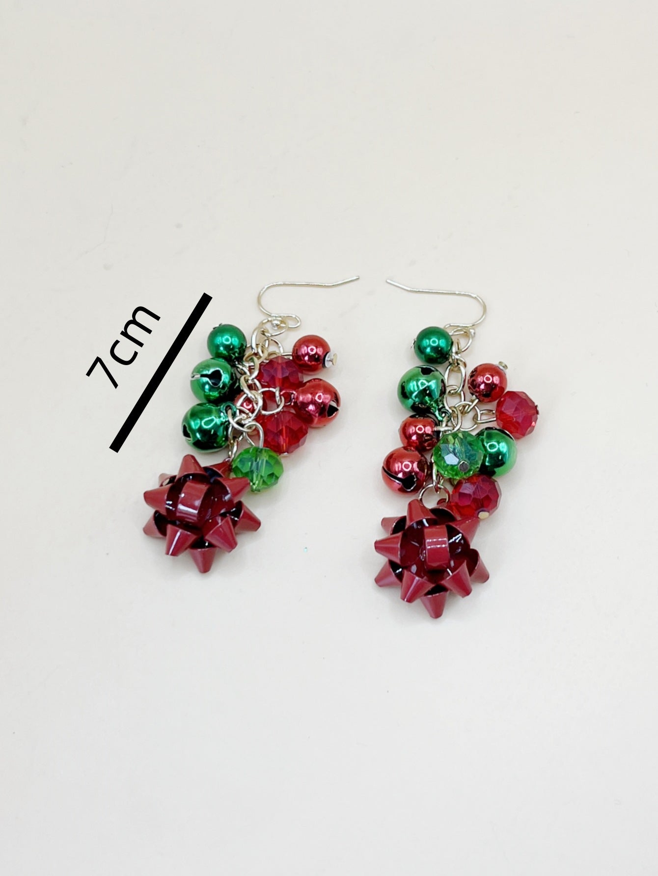 Christmas Holiday Personalized Colorful Female Bell Earrings