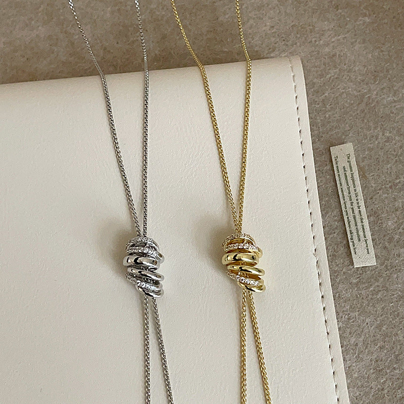 Women's Pull-out For Light Luxury Minority Personality Unique Fashion Trend Sweater Necklace