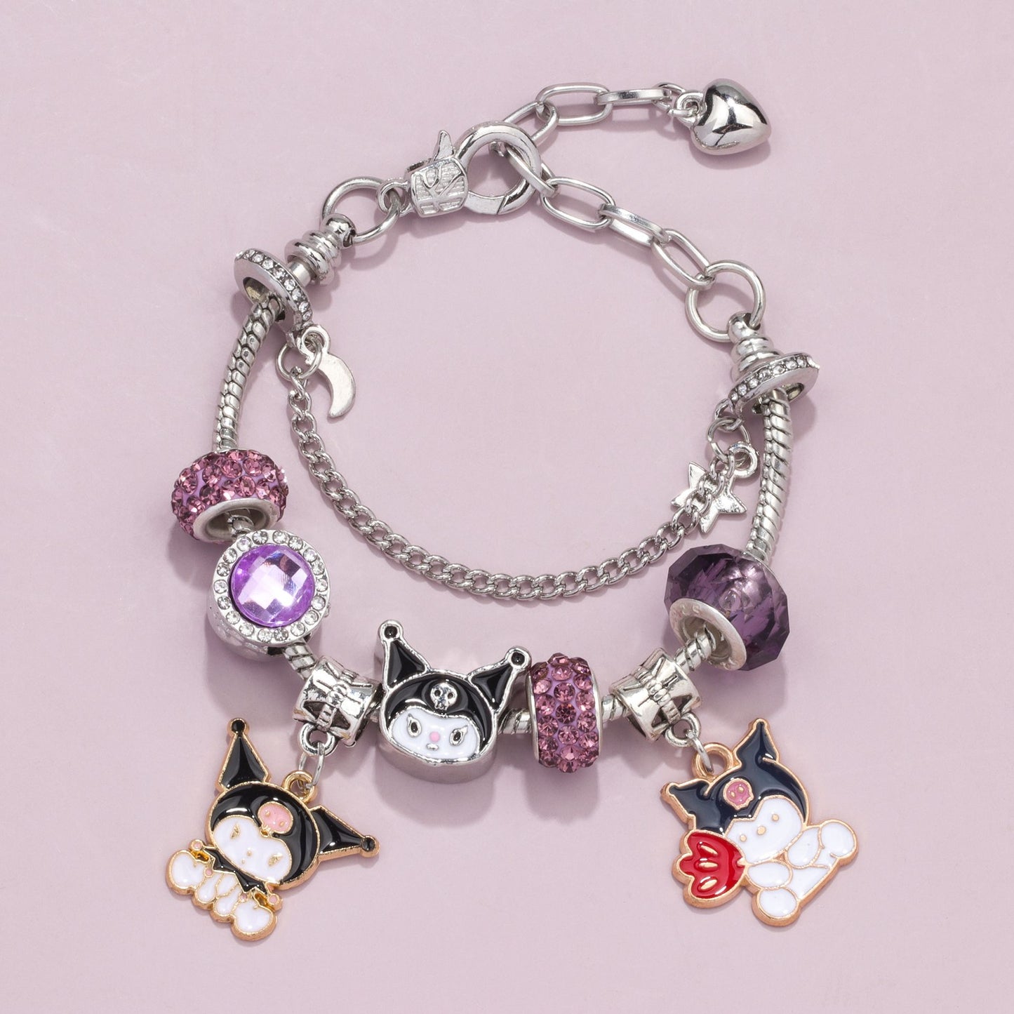 Cute Handmade Clow Melody Beaded Finished Bracelets