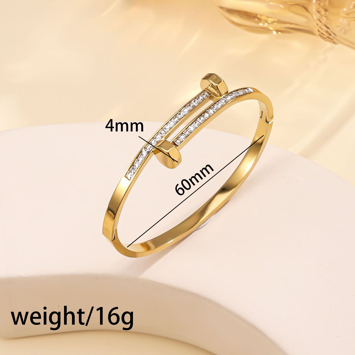 Titanium Steel Stainless Real Gold Furnace Bracelets