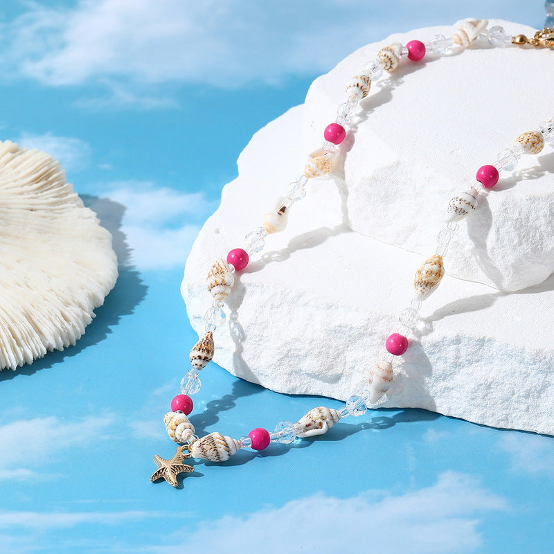 Beach Foot Ornaments Fashion Conch Bead Bracelets