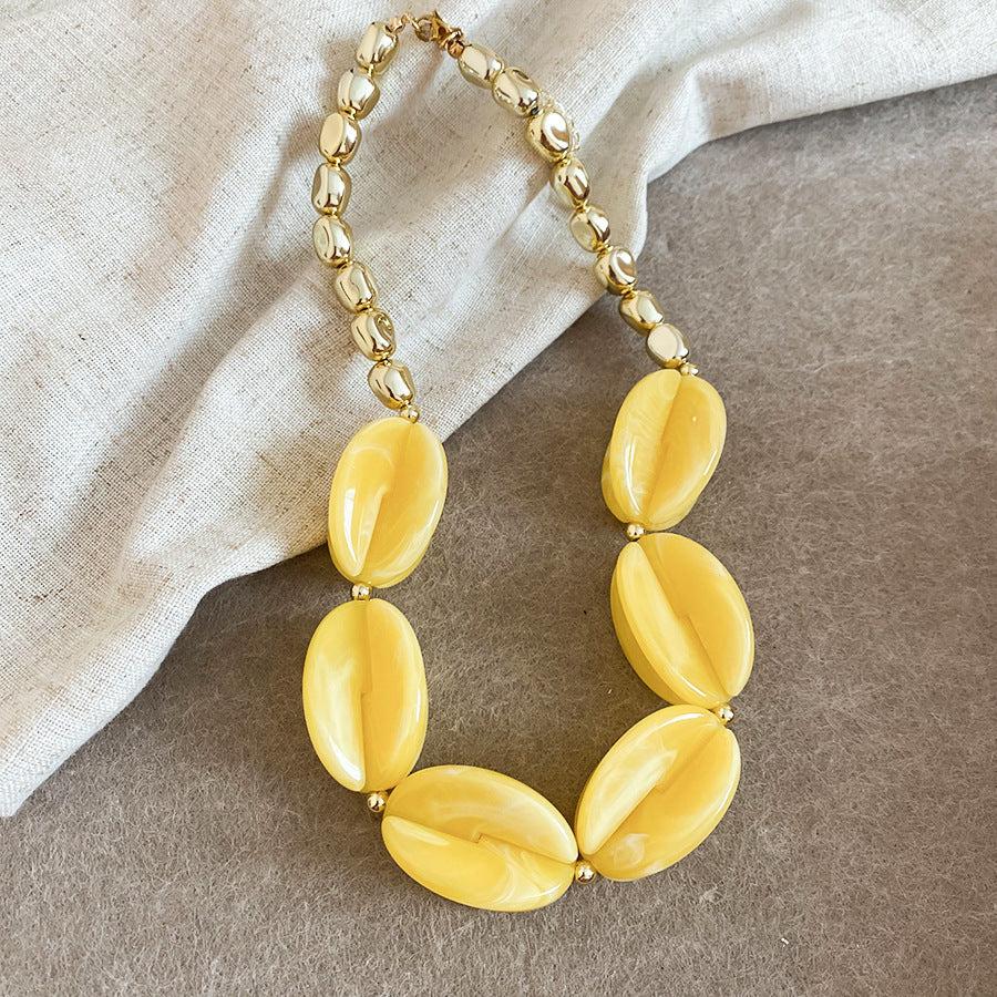 Shadow Flower Beaded Female Summer Dopamine Sweet Jewelry Set