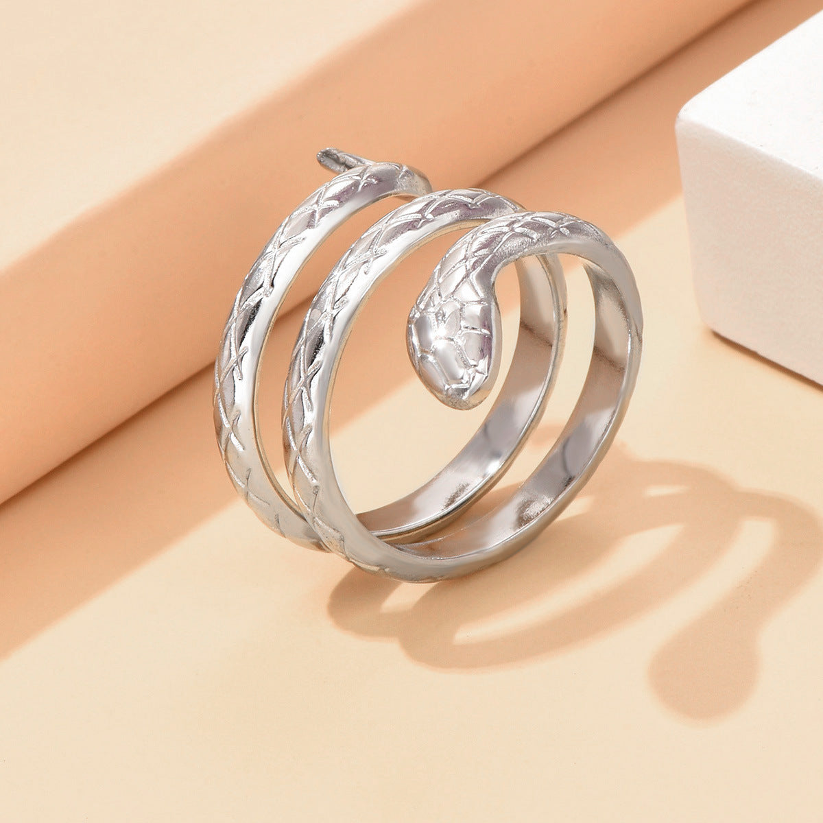 Women's & Men's Personality Punk Snake For Couple Retro Ring