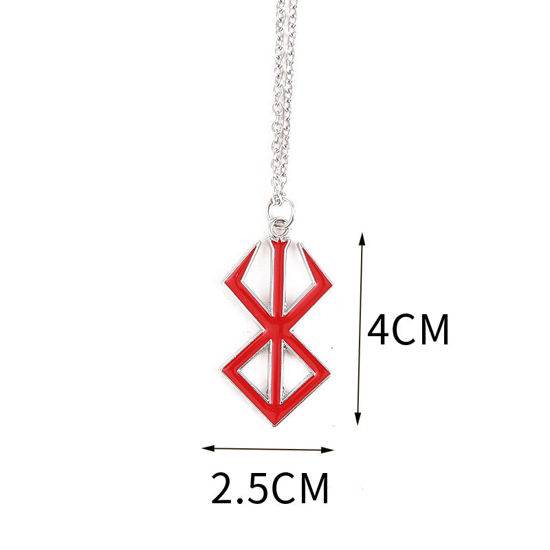 Sword Style Legend Egg Shell Black Necklaces