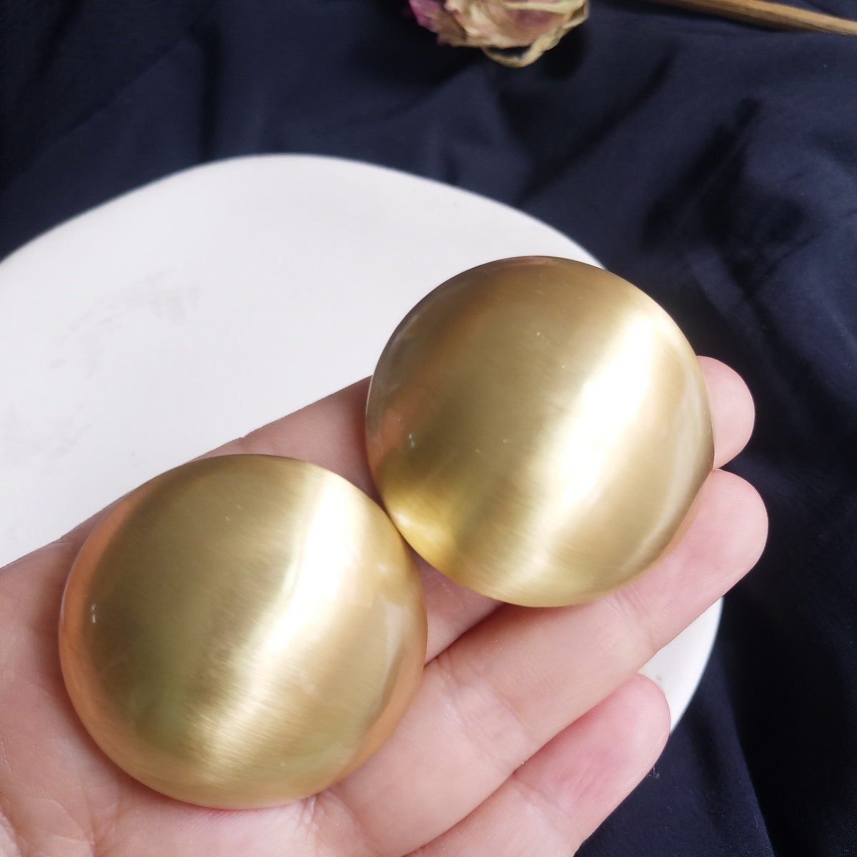 High-grade Matte Metal Female Niche Retro Personality Rings