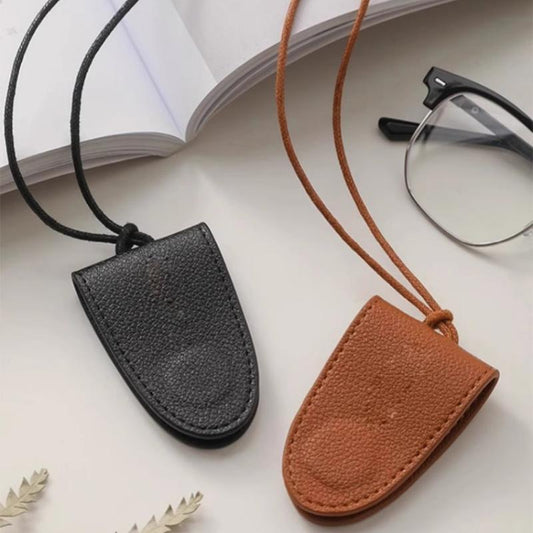 Multifunctional Leather Eyeglasses Storage Outdoor Travel Necklaces