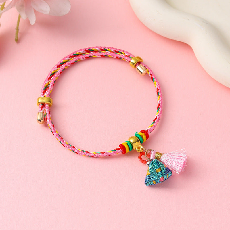 Children's Hundred Dragon Boat Festival Colorful Braided Rope Batches Of Goods Bracelets