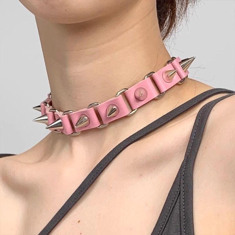 Punk Rivet Abstinence Neck Hot Female Rings