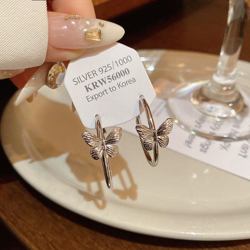 Women's Unique Design High-grade Fairy Temperamental Butterfly Rings