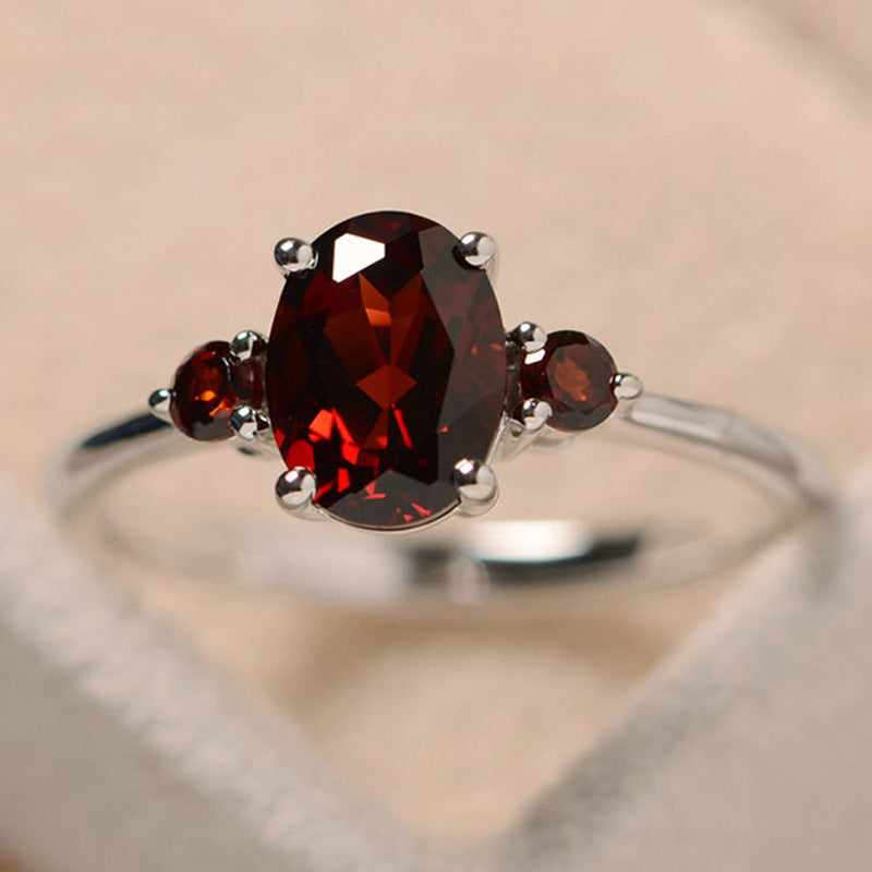 Classic Women's Sier For Marriage Engagement Rings