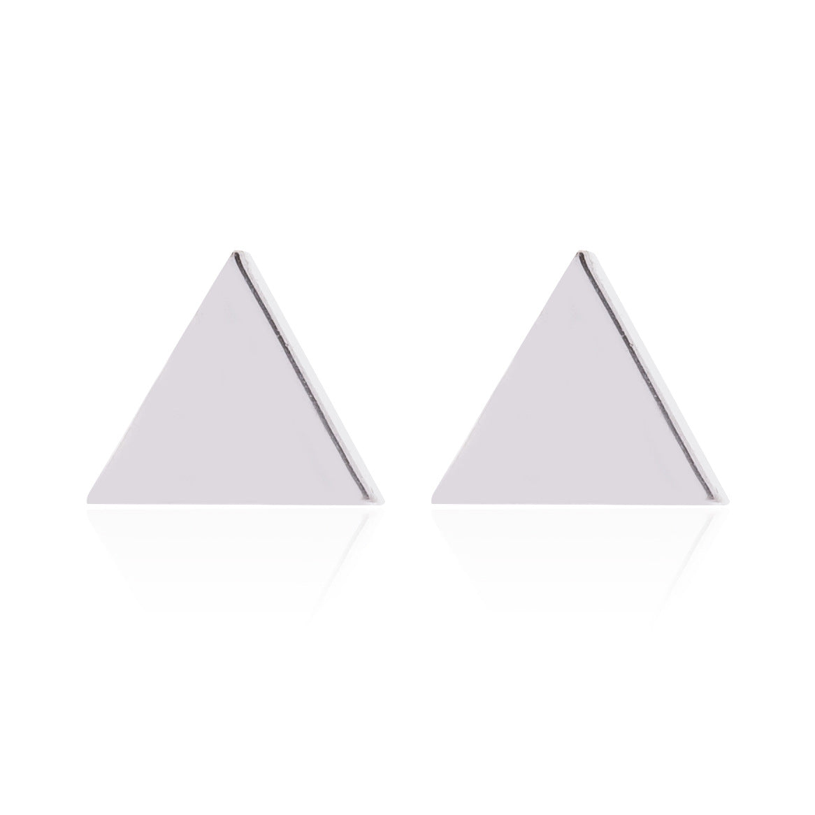 Women's Stainless Steel Geometric Gesture Love Heart Stud Earrings