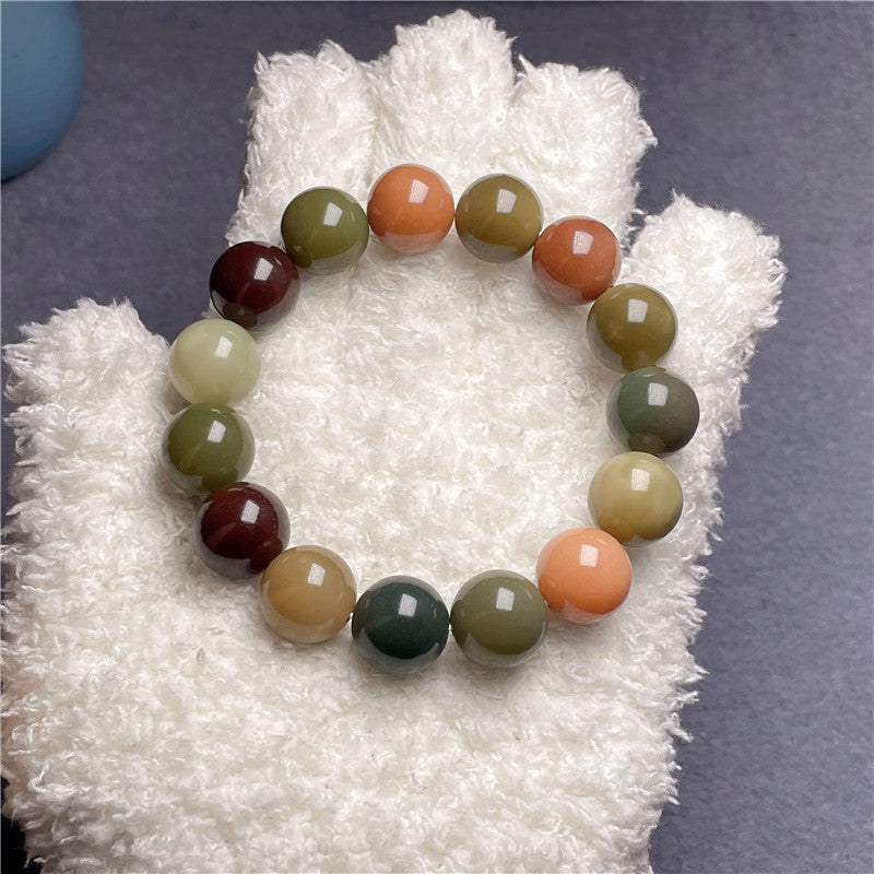 Mirror Perfect Circle Bodhi Tang Root Pliable Temperament Bracelets