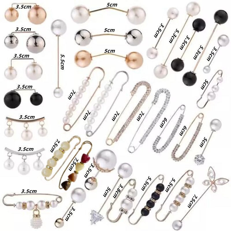 Women's Of Trousers Pin Artifact Fixed Clothes Buckle Brooches