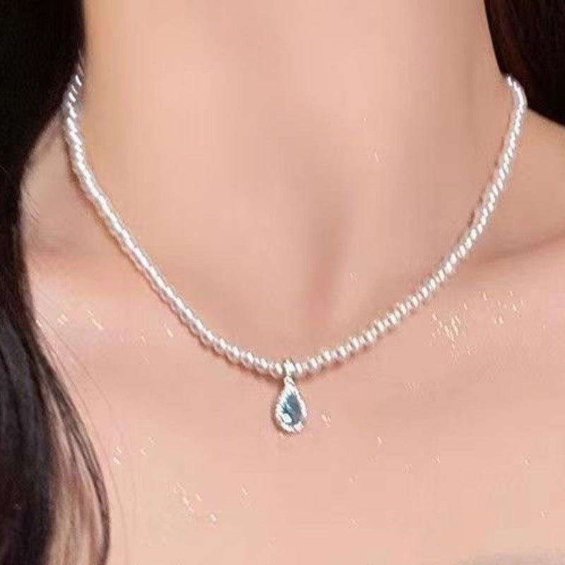 Women's Stitching Heart Clavicle Chain Light Luxury Necklaces