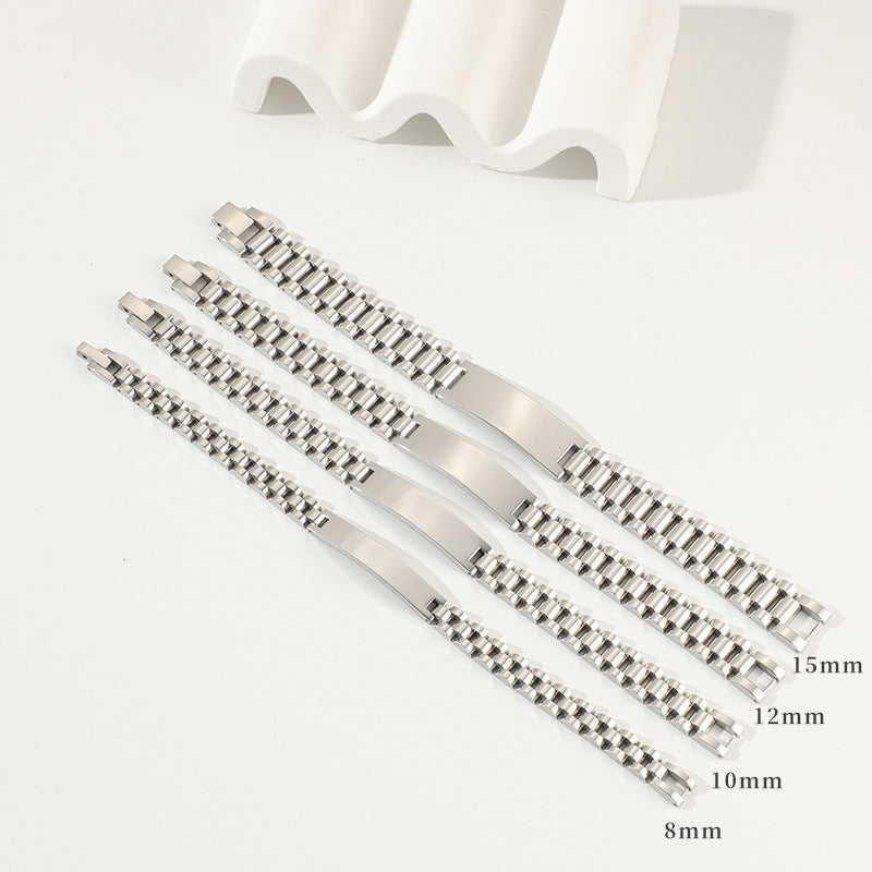 Women's & Men's Gold Plating Handmade Stainless Steel Adjustable Strap Do Not Fade Bracelets
