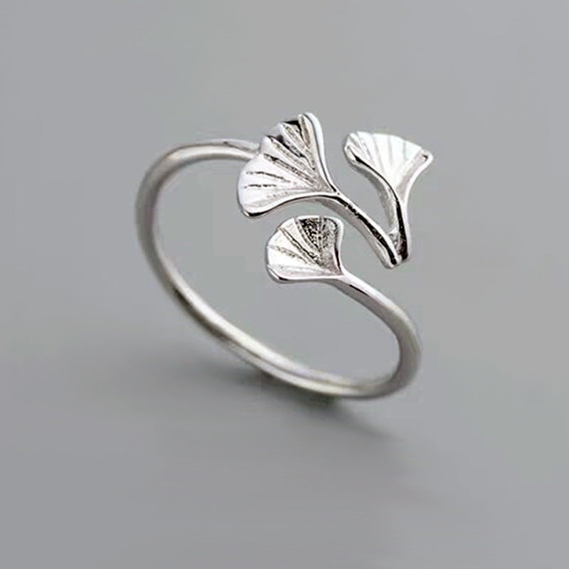 Women's Opening Fresh Temperament Branch Buds Index Ring
