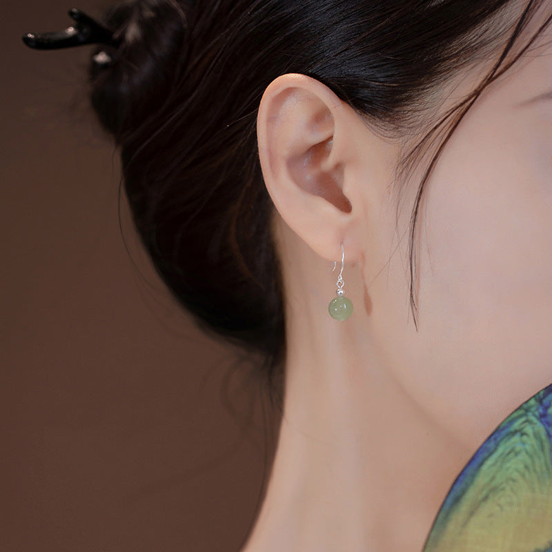 Women's Beads Niche Design Fashion Simple Chinese Style Ear Hook