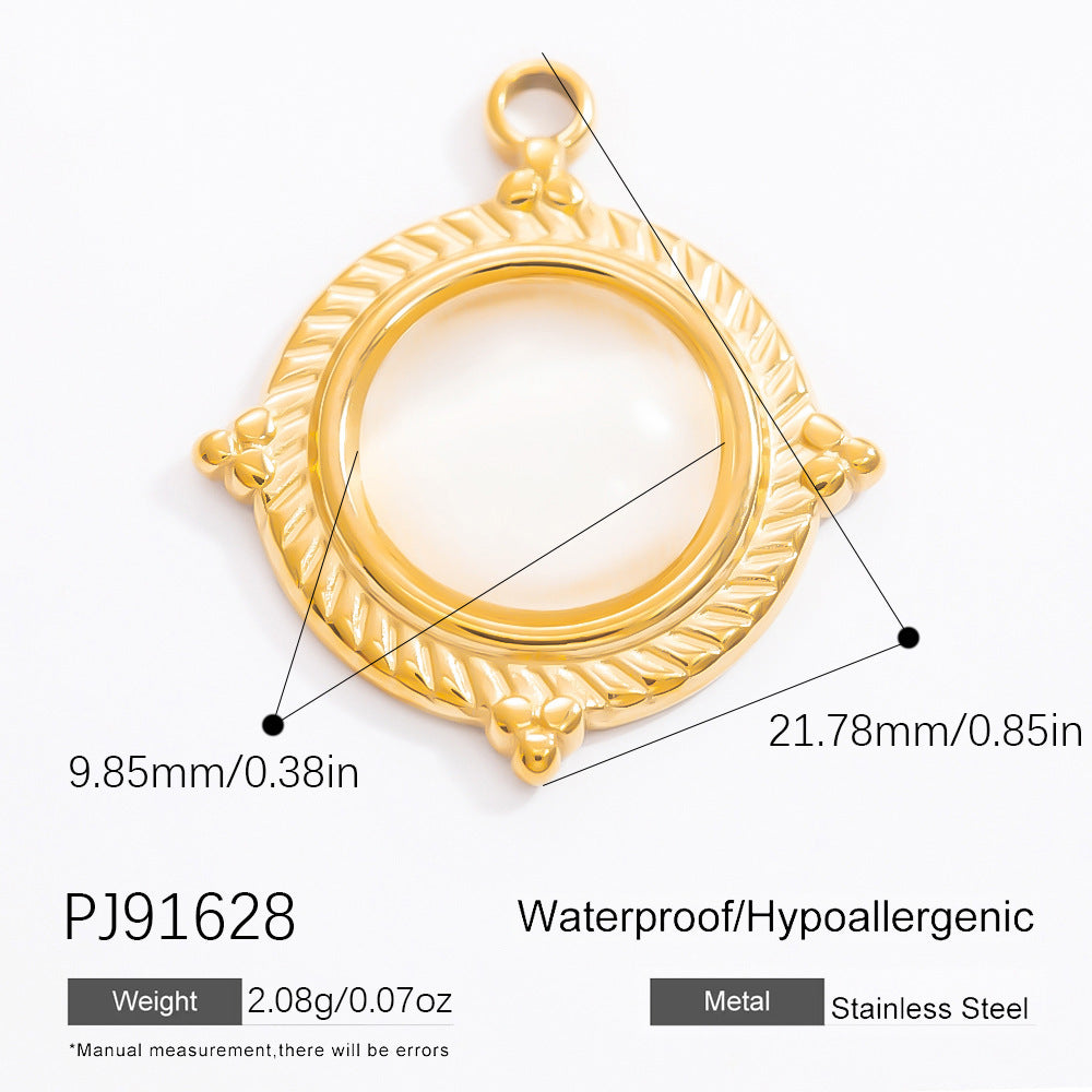 Classy Stylish Stainless Steel Gold-plated Design Jewelry Accessories