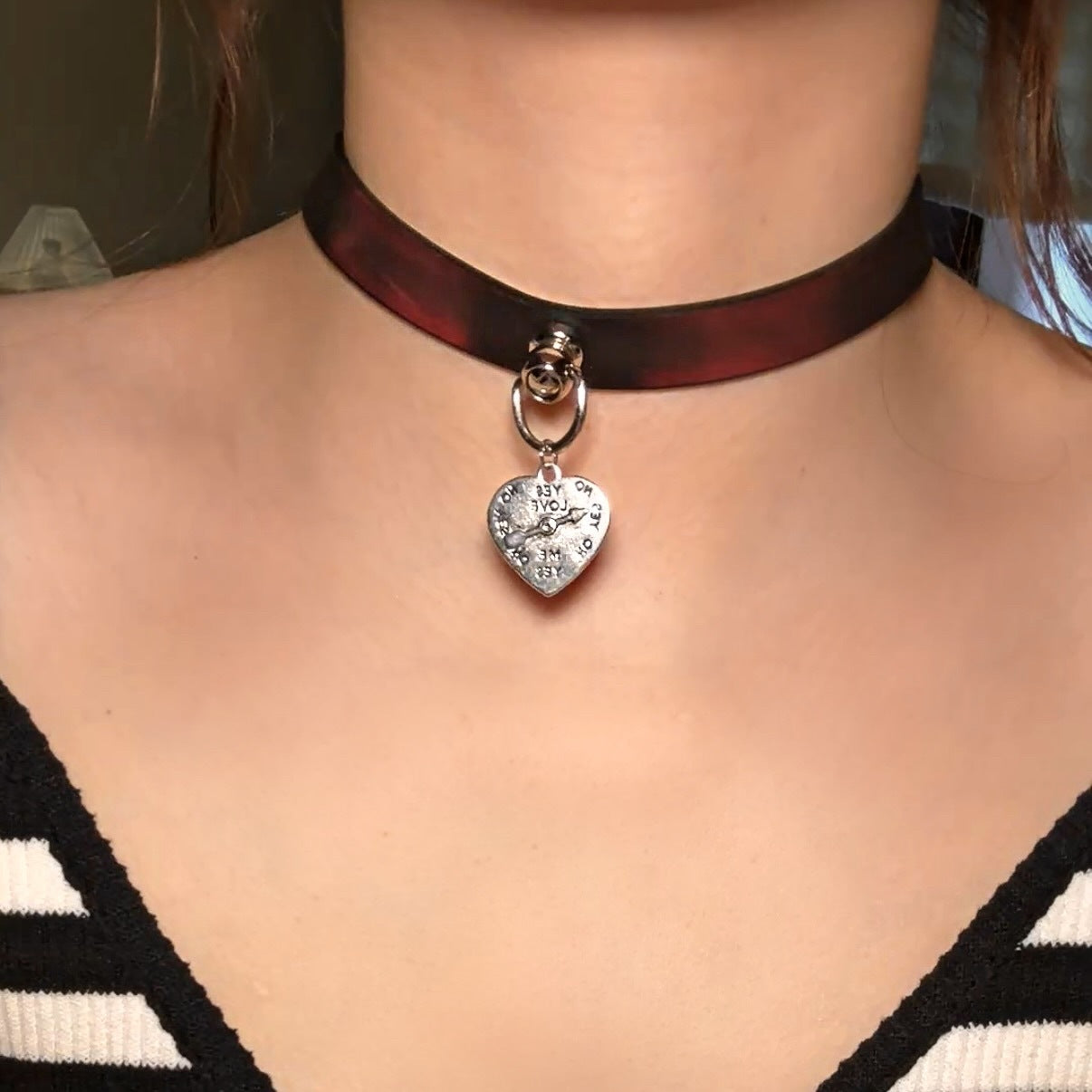 Paw Hot Soft Leather Trendy Cool High-grade Collar