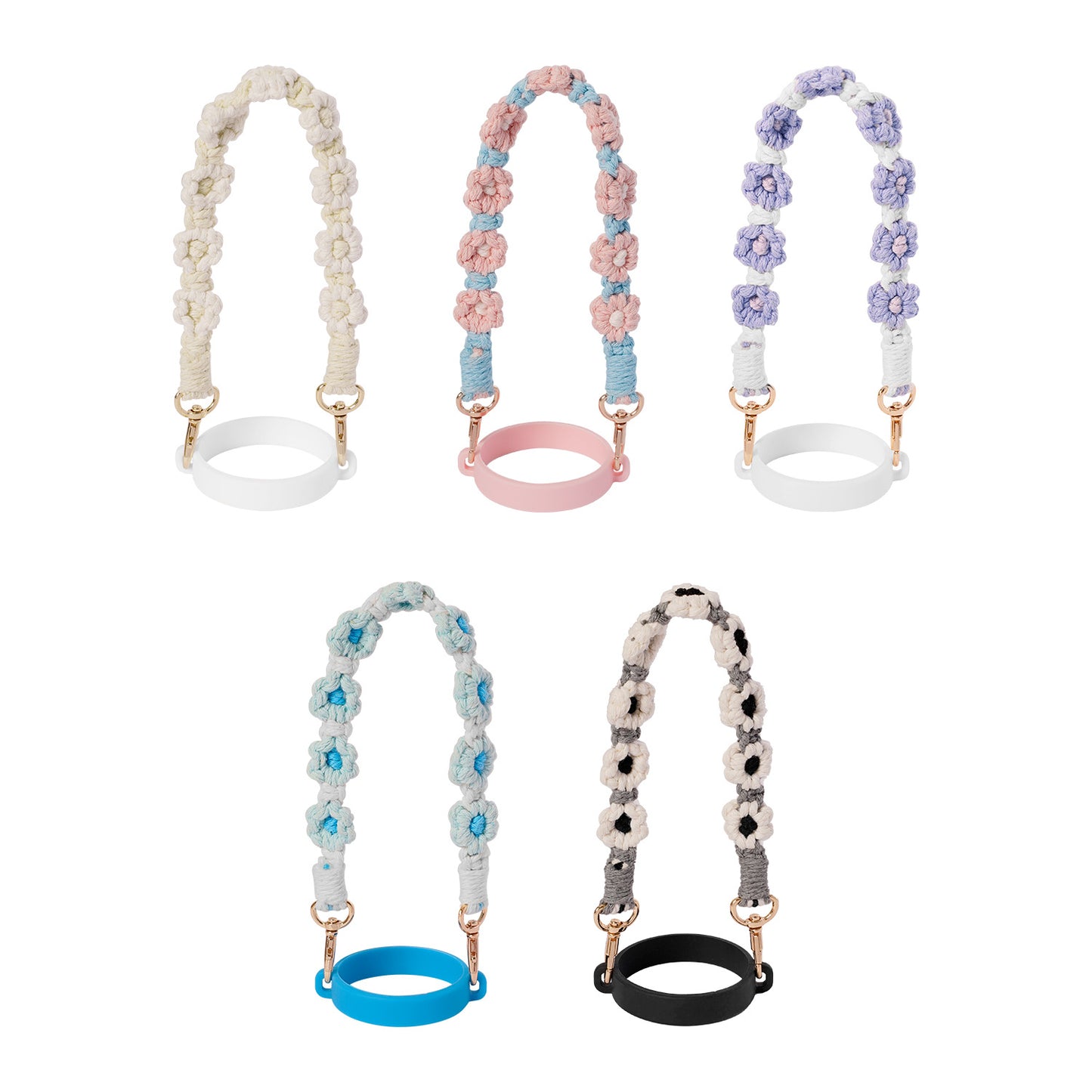 Women's Water Cup Lanyard Rope Handle Hand-woven Hanging Ornaments