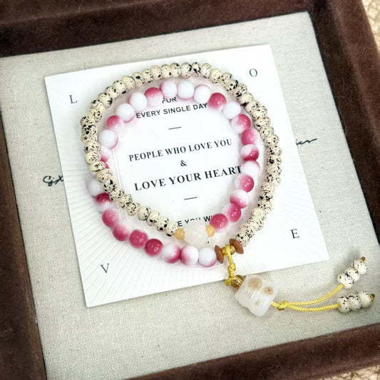 Chinese Style Lovely Lucky Life Cat's Paw High-grade Light Luxury Bracelet