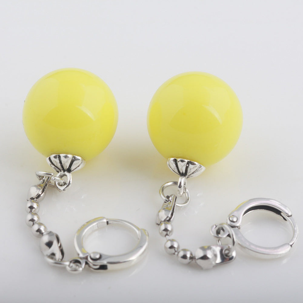 Anime Peripheral Dragon Ball Super Black Fit Space-time Without Ear Earrings