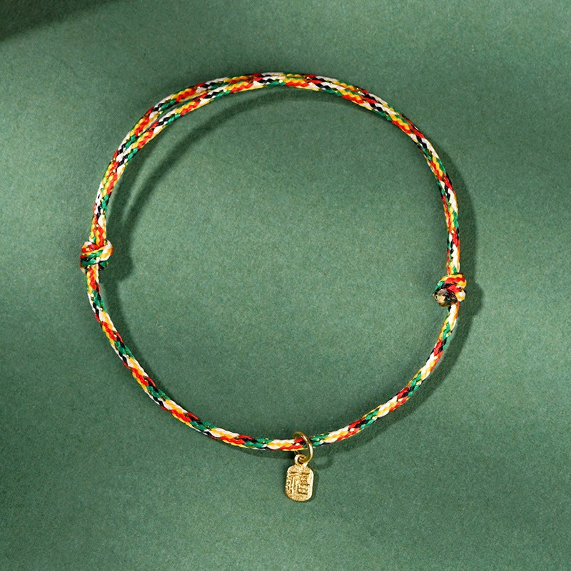 Men's & Children's Boat Festival Colorful Rope Carrying Strap Lucky Bracelet