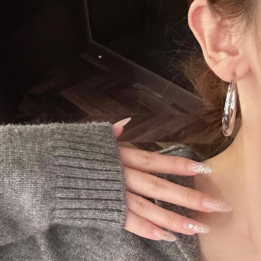 Circle Fashion Design Sense Ear Elegance Retro Simple Earrings