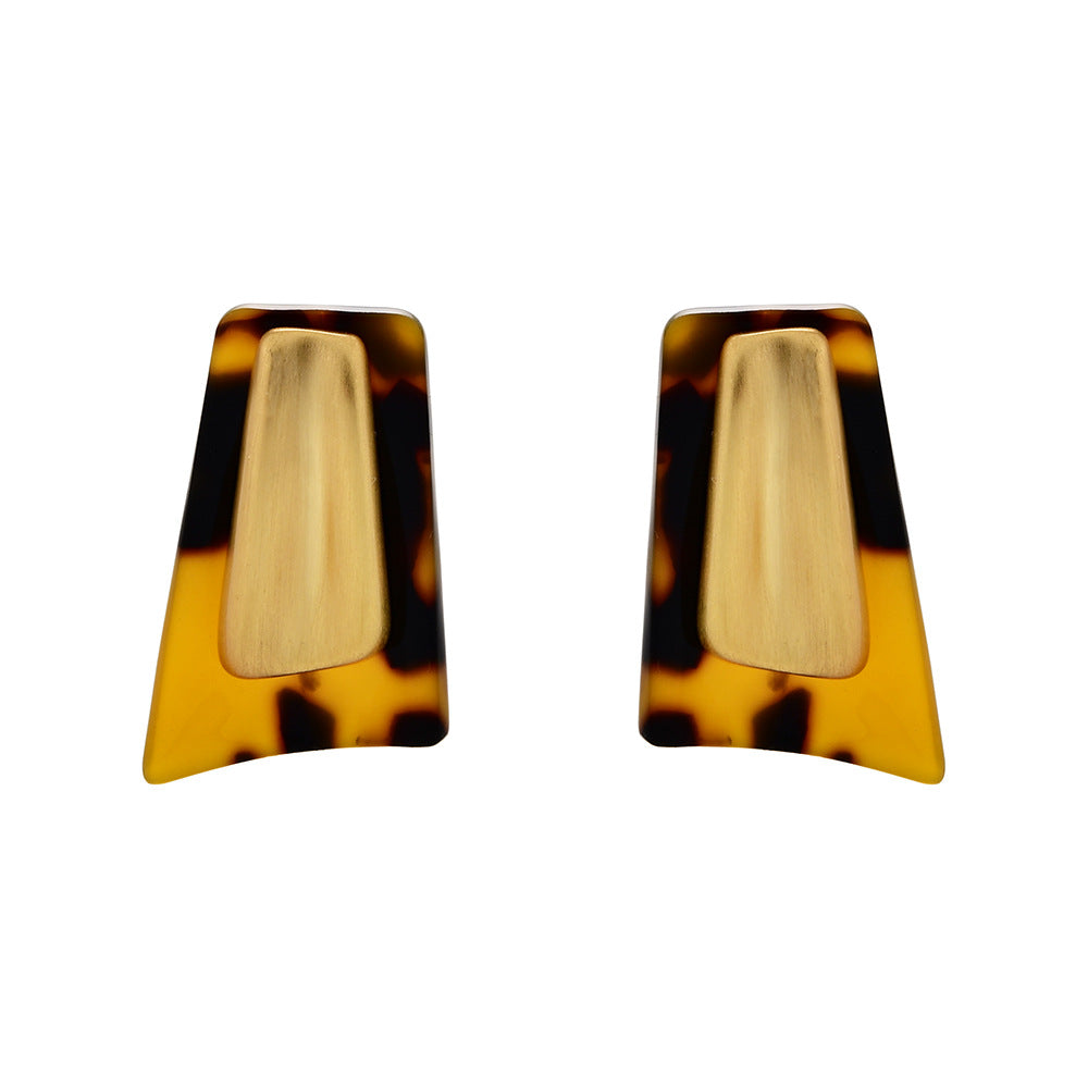 Women's Fashion Personality Geometry Commuter For Cold Style Stud Earrings