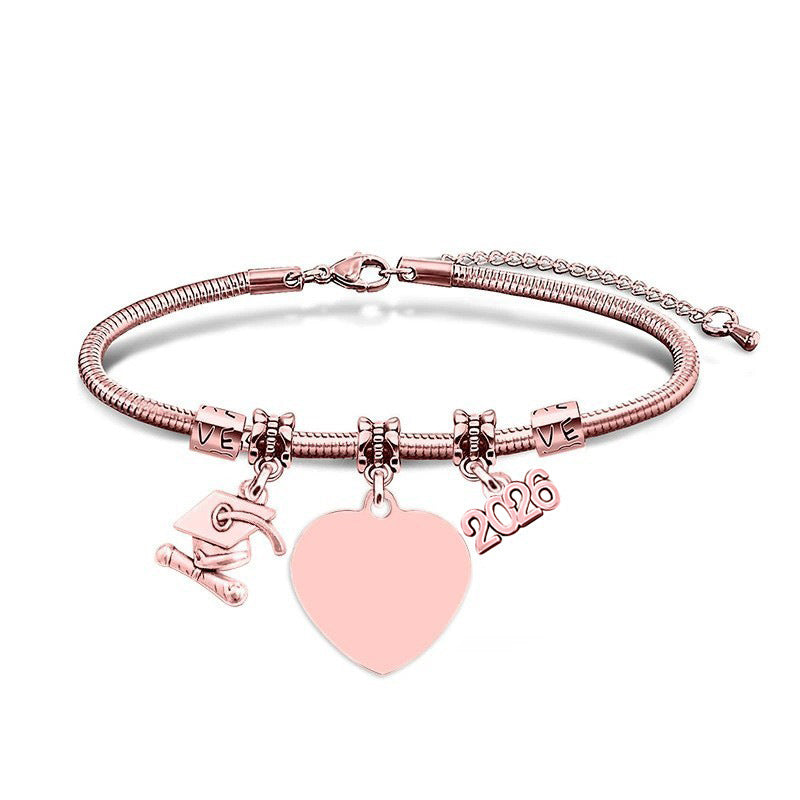 Snake Bone Blank Material Stainless Steel Holiday Gift Bracelets