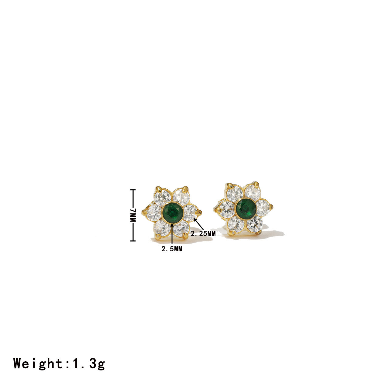 Inlaid Full-jeweled Female Design Senior Elegant Stud Earrings