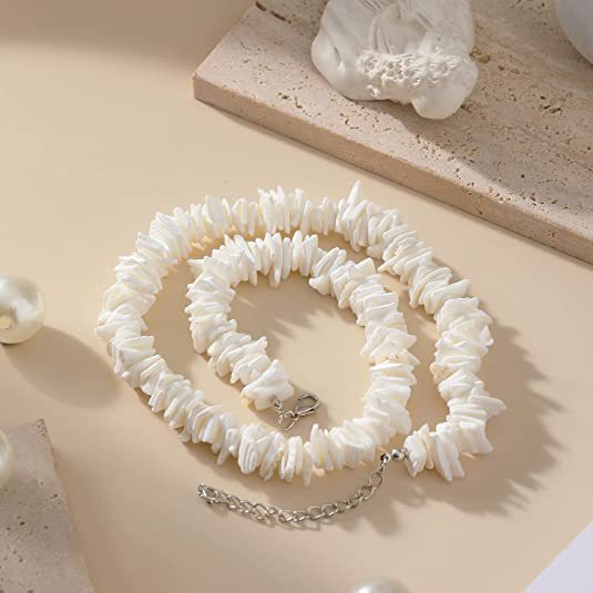 Beach Shell Natural Broken Irregular Clavicle Necklace