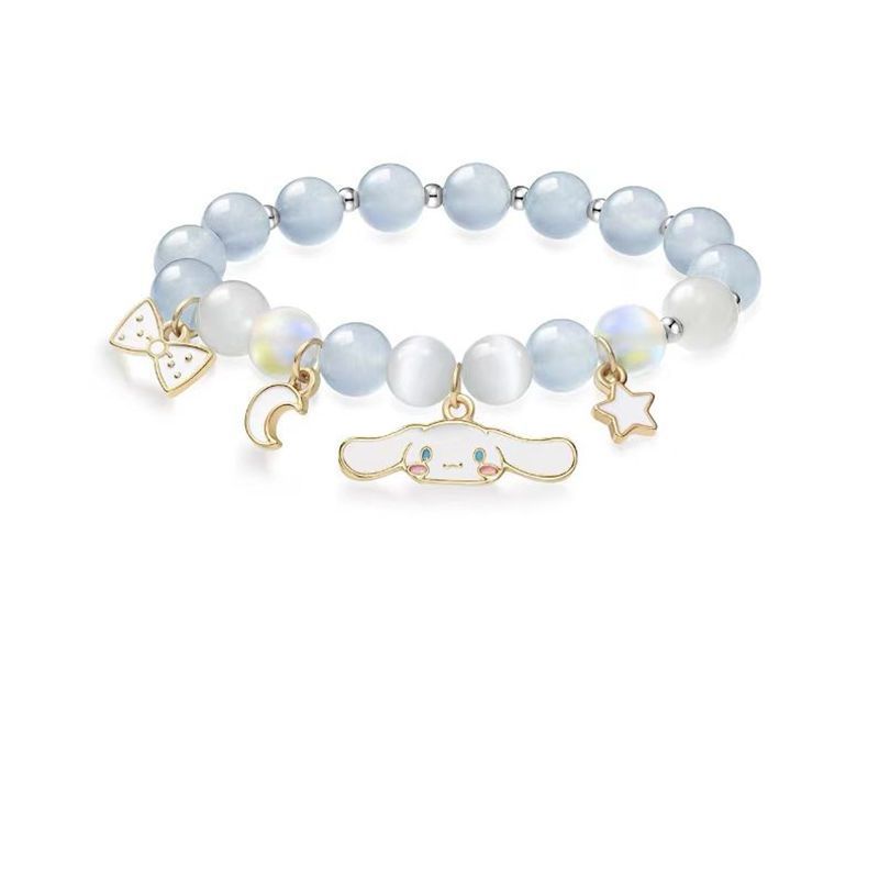 Moon Dream Series Big Ear Dog Beaded Cute Girlfriend Bracelet