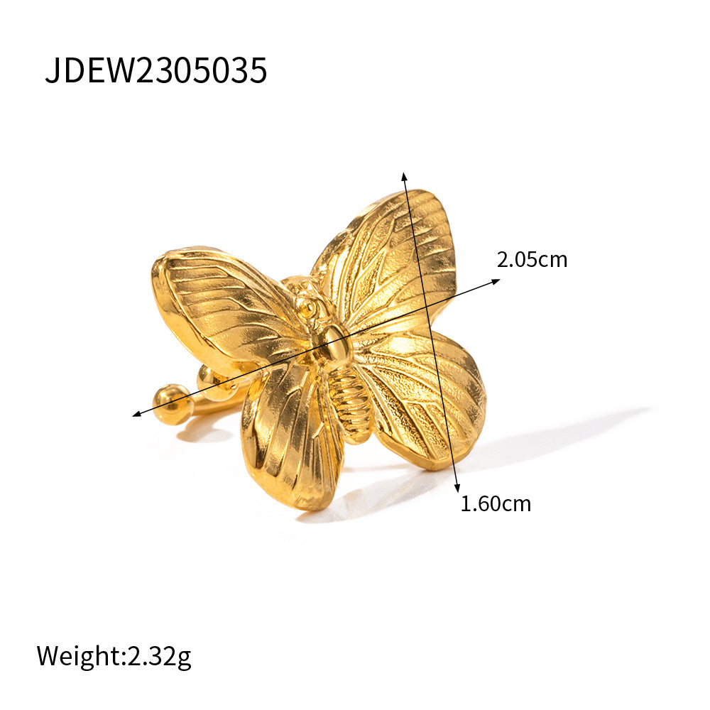 Gold Butterfly Suit Series Medieval Special Rings